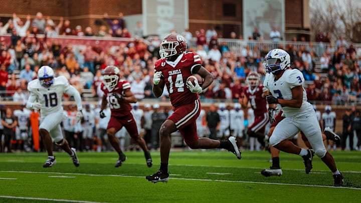 Eastern Kentucky running back Brayden Latham