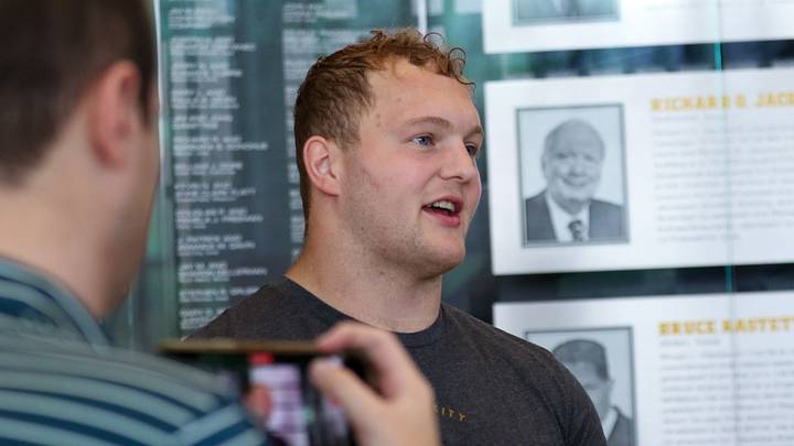 Iowa DL Aaron Graves. (Photo - Rob Howe/HN) 
