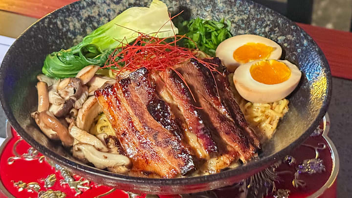 Tonoktsu Ramen  at Blue Dragon Pan-Asian restaurant in Epic Universe