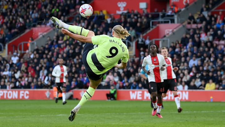 A sensational goal by Haaland