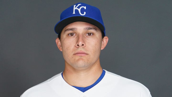 Feb 19, 2026; Surprise, AZ, USA; Kansas City Royals pitcher Eli Morgan (34) poses for a photo for MLB media day at Surprise Stadium. Mandatory Credit: Allan Henry-Imagn Images Feb 19, 2026; Surprise, AZ, USA; Kansas City Royals pitcher Eli Morgan (34) poses for a photo for MLB media day at Surprise Stadium. Mandatory Credit: Allan Henry-Imagn Images