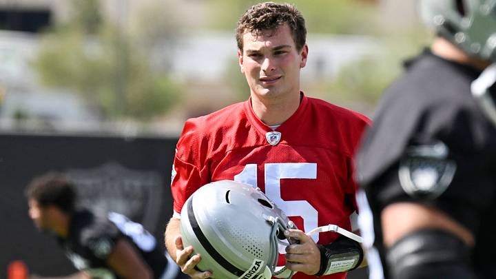 Las Vegas Raiders quarterback Fernando Mendoza Las Vegas Raiders quarterback Fernando Mendoza