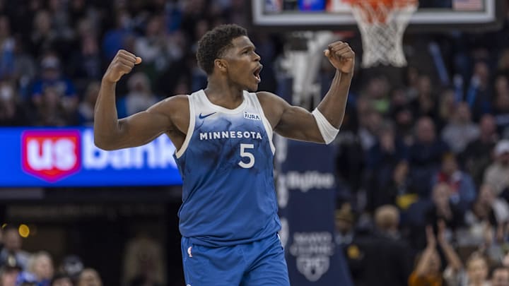 Minnesota Timberwolves guard Anthony Edwards.