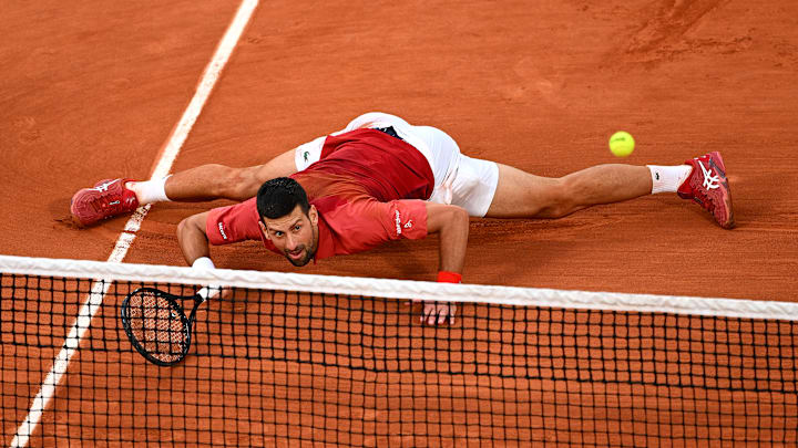 Novak Djokovic at the French Open