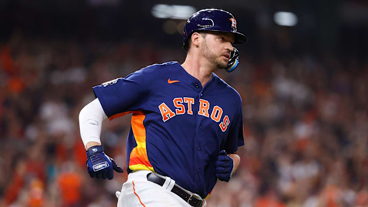Houston Astros first baseman Trey Mancini