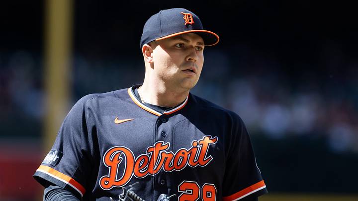 Apr 1, 2026; Phoenix, Arizona, USA; Detroit Tigers pitcher Tarik Skubal against the Arizona Diamondbacks at Chase Field. Mandatory Credit: Mark J. Rebilas-Imagn Images Apr 1, 2026; Phoenix, Arizona, USA; Detroit Tigers pitcher Tarik Skubal against the Arizona Diamondbacks at Chase Field. Mandatory Credit: Mark J. Rebilas-Imagn Images