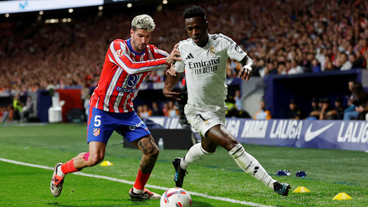 Será que teremos um duelo Brasil-Argentina entre Rodrigo De Paul e Vini Jr no mata-mata?