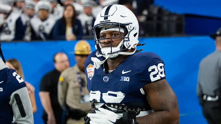 Dec 31, 2024; Glendale, AZ, USA; Penn State Nittany Lions defensive tackle Zane Durant (28) against the Boise State Broncos during the Fiesta Bowl at State Farm Stadium. 