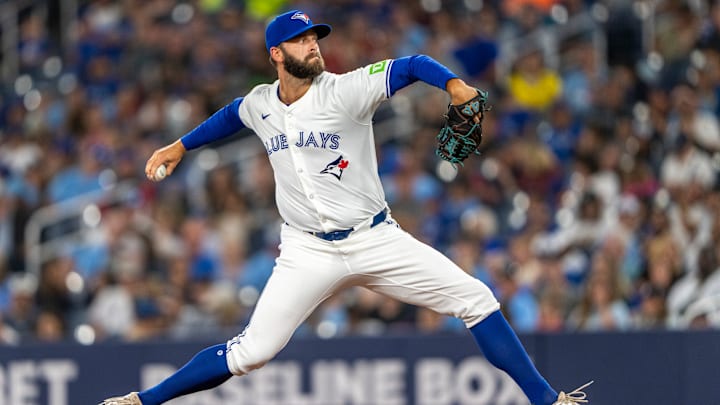 Tommy Nance of the Toronto Blue Jays delivers a pitch against the Oakland Athletics last month in Toronto.