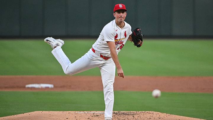 Aug 26, 2026; St. Louis, Missouri, USA; St. Louis Cardinals starting pitcher Michael McGreevy (36) throws against the Baltimore Orioles during the second inning at Busch Stadium. Mandatory Credit: Jeff Curry-Imagn Images Aug 26, 2026; St. Louis, Missouri, USA; St. Louis Cardinals starting pitcher Michael McGreevy (36) throws against the Baltimore Orioles during the second inning at Busch Stadium. Mandatory Credit: Jeff Curry-Imagn Images