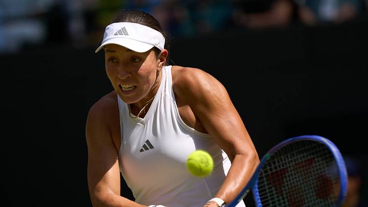 Jessica Pegula defeated Iva Jovic in the Wimbledon quarterfinal. Jessica Pegula defeated Iva Jovic in the Wimbledon quarterfinal.