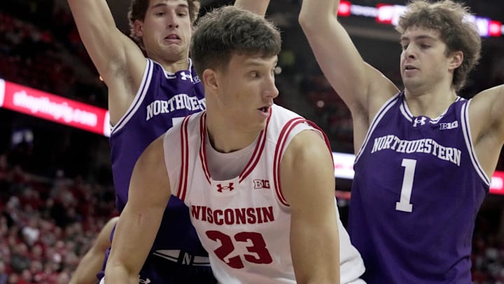 Wisconsin forward Will Garlock. 