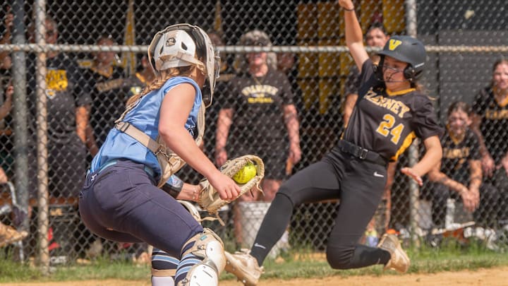 St. John Vianney softball pummels Notre Dame in 17-0 Non-Public A Semifinal in Holmdel, NJ on June 3, 2025.