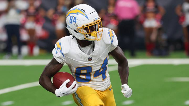 Aug 13, 2026; Houston, Texas, USA; Los Angeles Chargers wide receiver Keandre Lambert-Smith (84) returns a kickoff against the Houston Texans at Reliant Stadium. Mandatory Credit: Thomas Shea-Imagn Images Aug 13, 2026; Houston, Texas, USA; Los Angeles Chargers wide receiver Keandre Lambert-Smith (84) returns a kickoff against the Houston Texans at Reliant Stadium. Mandatory Credit: Thomas Shea-Imagn Images