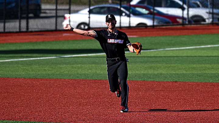 Louisville baseball third baseman Bayram Hot Louisville baseball third baseman Bayram Hot