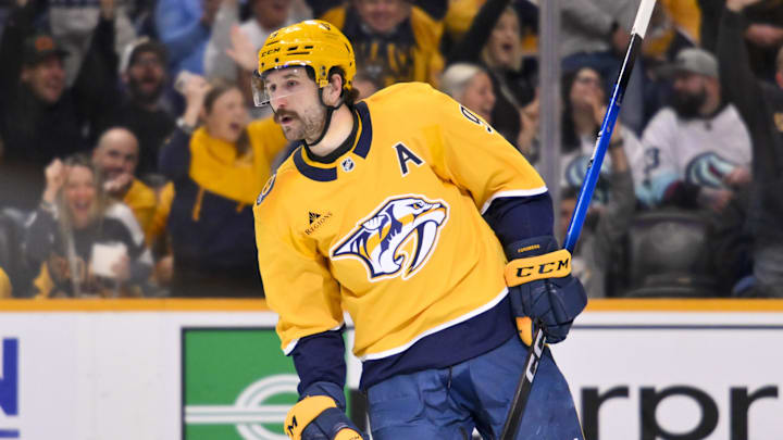 Filip Forsberg has 8 goals in 12 games this month.