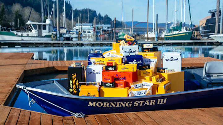 Tillamook's cheese on board the Morning Star III