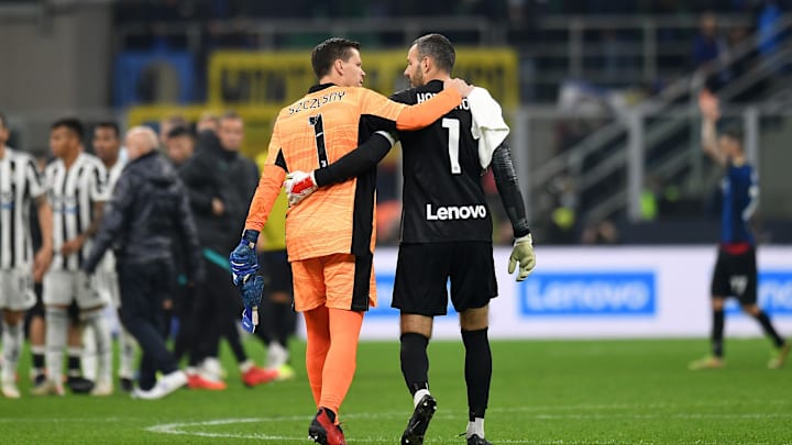 Wojciech Szczesny e Samir Handanovic Wojciech Szczesny e Samir Handanovic