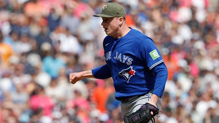 Toronto Blue Jays pitcher Louis Varland.