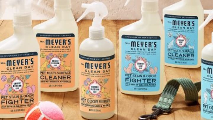 Mrs. Meyer's pet line with all new scents made with people and pets in mind. 