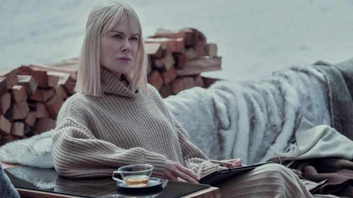 NINE PERFECT STRANGERS - “The Field Trip” - Martin escorts the guests to a museum in a nearby picturesque town – a trip that sees the healing protocol take hold with varying effects. (Disney/Reiner Bajo)
NICOLE KIDMAN NINE PERFECT STRANGERS - “The Field Trip” - Martin escorts the guests to a museum in a nearby picturesque town – a trip that sees the healing protocol take hold with varying effects. (Disney/Reiner Bajo)
NICOLE KIDMAN