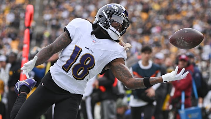 Johnson has caught one pass for six yards since joining the Ravens in Week 9.