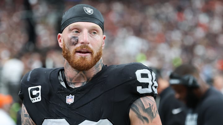 Maxx Crosby has been the subject of trade rumors since late last season. Maxx Crosby has been the subject of trade rumors since late last season.