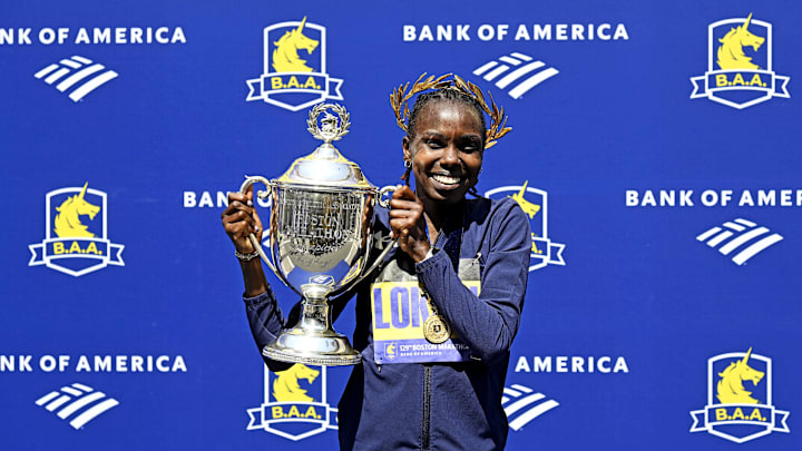 Sharon Lokedi and Under Armour won the 2025 Boston Marathon.