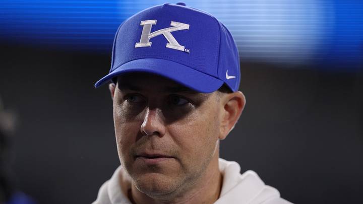 Oct 10, 2026; Lexington, Kentucky, USA; Kentucky Wildcats head coach Will Stein looks on during the second quarter against the LSU Tigers at Kroger Field. Mandatory Credit: Jordan Prather-Imagn Images Oct 10, 2026; Lexington, Kentucky, USA; Kentucky Wildcats head coach Will Stein looks on during the second quarter against the LSU Tigers at Kroger Field. Mandatory Credit: Jordan Prather-Imagn Images
