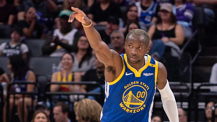 Golden State Warriors forward Jonathan Kuminga