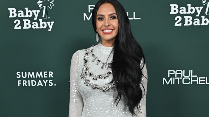 Vanessa Bryant arriving to the 2025 Baby2Baby Gala presented by Paul Mitchell at the Pacific Design Center on November 8, 2025 in West Hollywood, Ca.