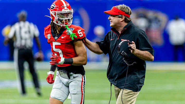 Georgia Bulldogs head coach Kirby Smart