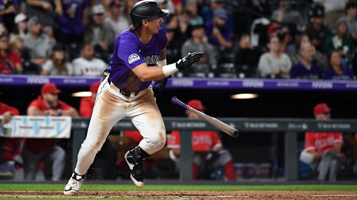 Jordan Beck aims to be a starting outfielder this season for the Rockies. 