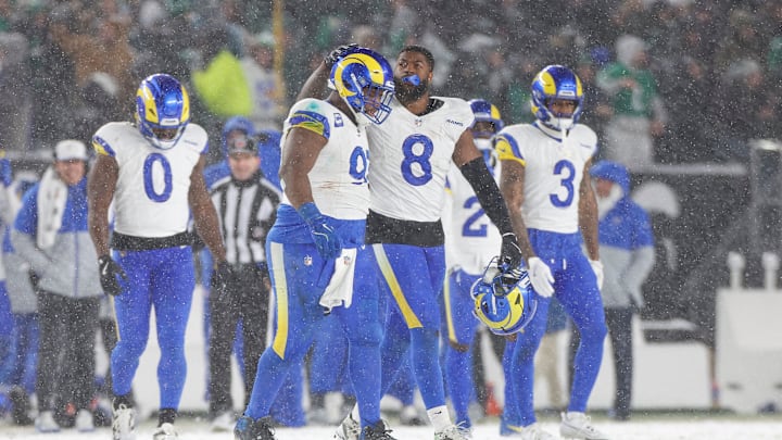 NFC Divisional Playoffs: Los Angeles Rams Kobie Turner, Jared Verse v Philadelphia Eagles