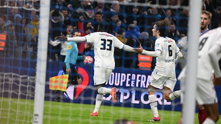 Régis Mughe, buteur face à Annecy