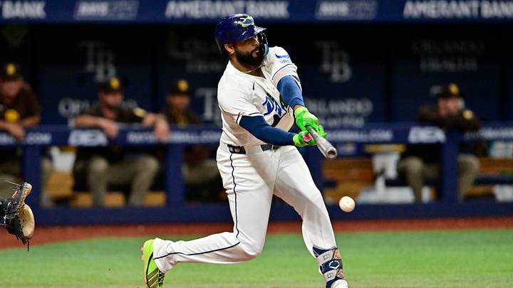 Tampa Bay Rays third baseman Junior Caminero is a solid prop target on Monday night. 