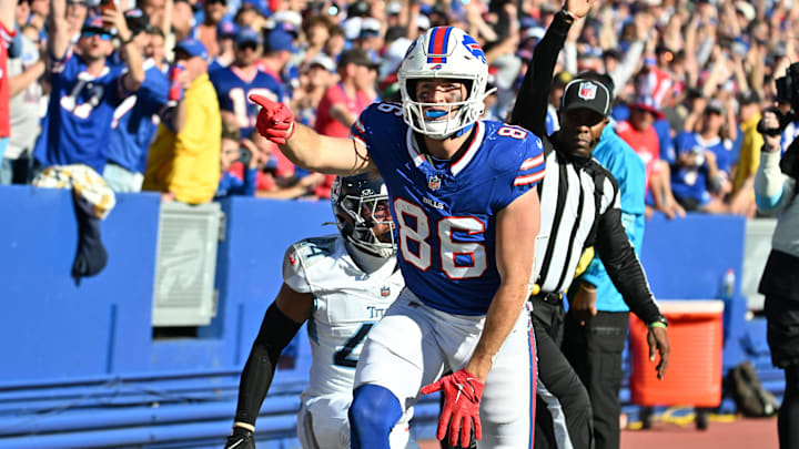 Buffalo Bills tight end Dalton Kincaid is out, so Dawson Knox could step up in the prop market.