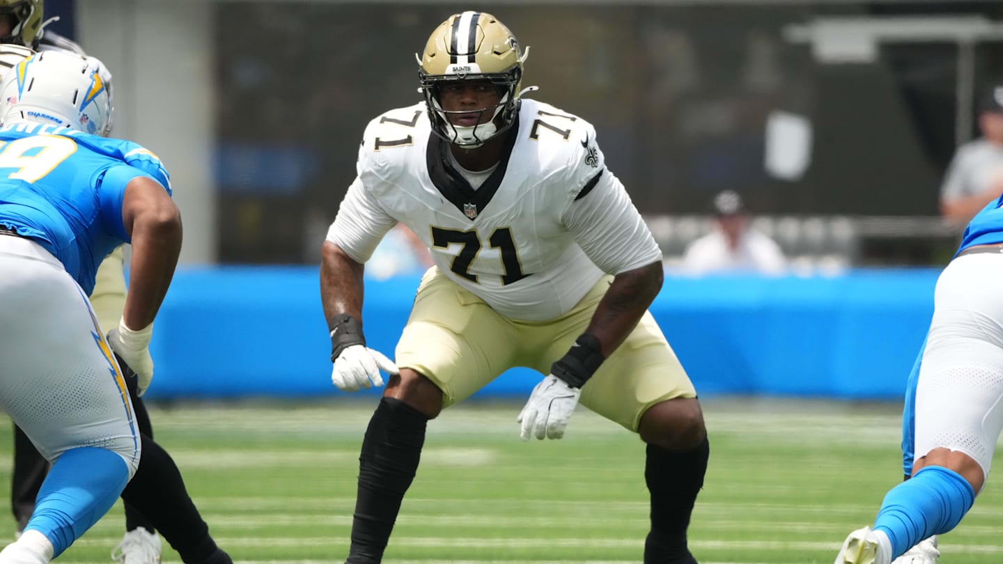 Saints Announce Kelvin Banks Injury Update Exiting Finale