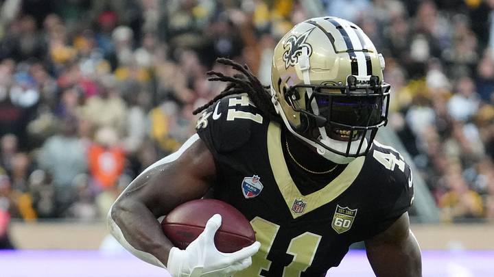 New Orleans Saints running back Alvin Kamara New Orleans Saints running back Alvin Kamara