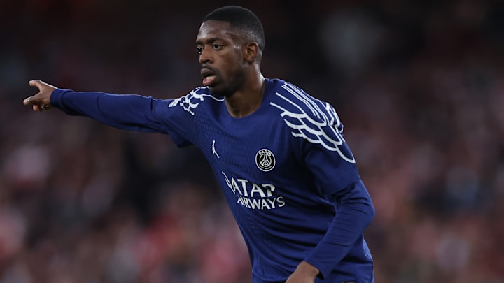 Ousmane Dembélé est sorti sur blessure avec Paris.