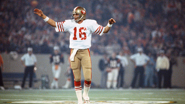 San Fracisco 49ers quarterback Joe Montana (16)