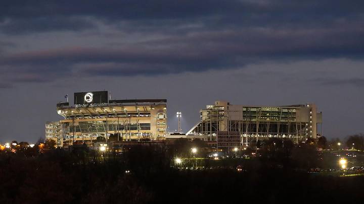A general view of Beaver Stadium before the game between the Ohio State Buckeyes and the Penn State Nittany Lions. A general view of Beaver Stadium before the game between the Ohio State Buckeyes and the Penn State Nittany Lions.