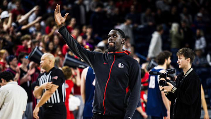 Gonzaga Bulldogs forward Graham Ike.