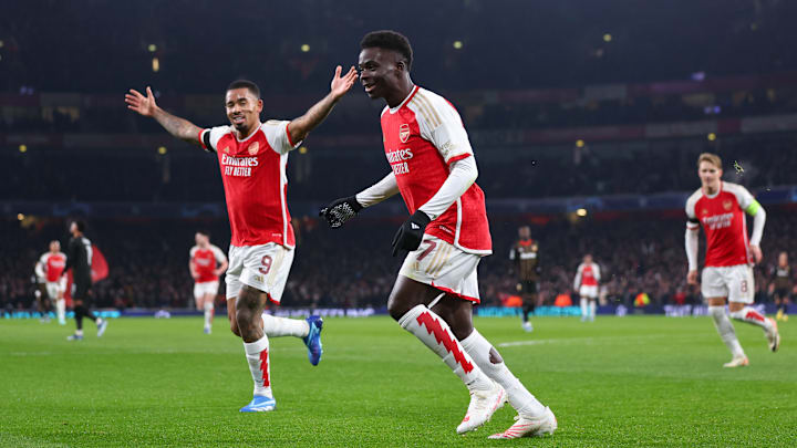 Bukayo Saka, Gabriel Jesus