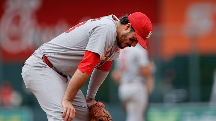 Jul 23, 2025; Denver, Colorado, USA; St. Louis Cardinals third baseman Nolan Arenado (28) in the eighth inning against the Colorado Rockies at Coors Field. Mandatory Credit: Isaiah J. Downing-Imagn Images