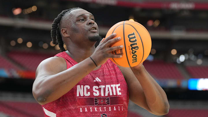 NC State basketball forward DJ Burns