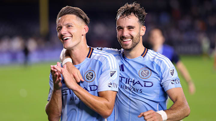 Hannes Wolf and Kevin O'Toole of NYCFC