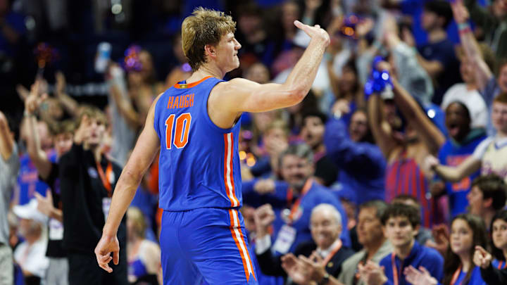 Thomas Haugh and the Florida Gators are big home favorites against LSU.