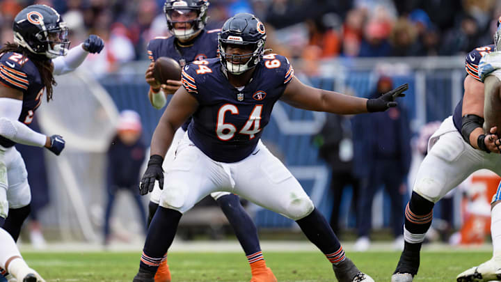 Chicago Bears offensive lineman Nate Davis 