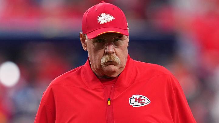 Sep 20, 2026; Kansas City, Missouri, USA; Kansas City Chiefs head coach Andy Reid looks on during warmups prior to the game against the Indianapolis Colts at GEHA Field at Arrowhead Stadium. Mandatory Credit: Jay Biggerstaff-Imagn Images Sep 20, 2026; Kansas City, Missouri, USA; Kansas City Chiefs head coach Andy Reid looks on during warmups prior to the game against the Indianapolis Colts at GEHA Field at Arrowhead Stadium. Mandatory Credit: Jay Biggerstaff-Imagn Images